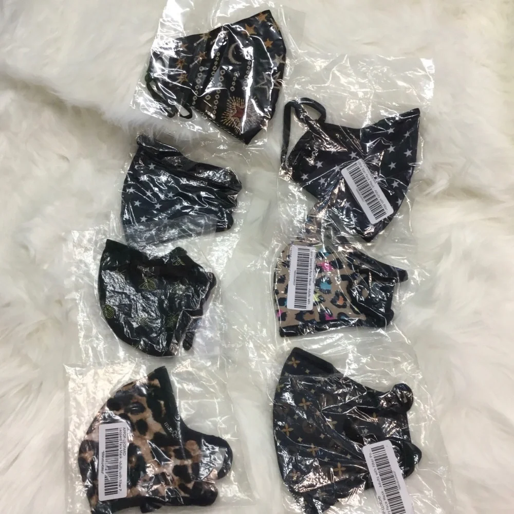 Masqd Face Mask Kit Assortment (6) w/ Filters NWT